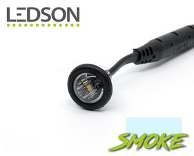 INCASSO TONDO Ø 28MM - VETRO SMOKE / XENON BIANCO