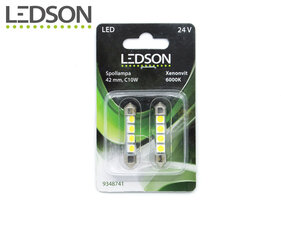 42 MM - C10W FESTOON - 24V - XENON BIANCO