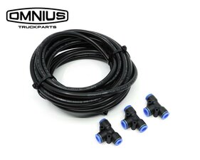OMNIUS - KIT INSTALLAZIONE 4 PEZZI AIRHORN 8MM