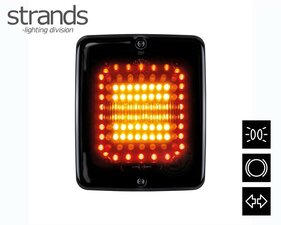 STRANDS - IZE LED DARK KNIGHT - INDICATORE / LUCE POSTERIORE / LUCE FRENO