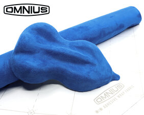 OMNIUS  - TESSUTO ADESIVO WRAP - ALCANTARA - BLU