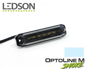 LEDSON - OPTOLINE M - LAMPADA DI POSIZIONE/INDICATORE LATERALE - *FUMO* - BIANCO FREDDO