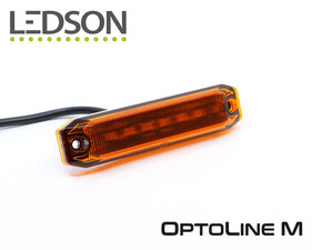 LEDSON - OPTOLINE M - LAMPADA DI POSIZIONE/INDICATORE LATERALE - ARANCIA