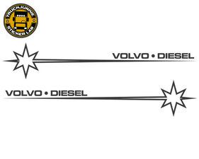 VOLVO-DIESEL - STAR - STICKER