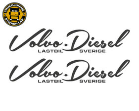 VOLVO-DIESEL - LASTBIL SVERIGE - STICKER