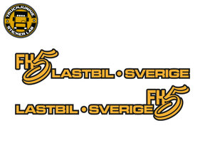 FH5 - LASTBIL SVERIGE - BICOLORE STICKER