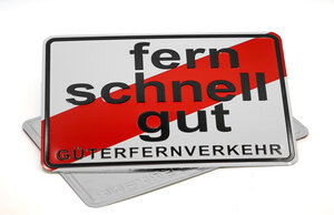 FERN SCHNELL GUT - 30 x 20 CM