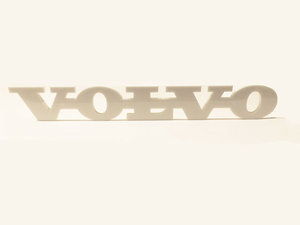 VOLVO EMBLEEM -WIT