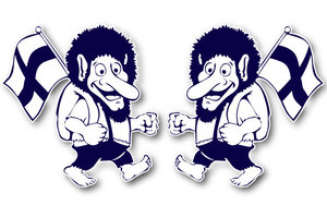 TROLL - WHITE/BLUE - 2 PACK