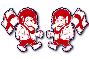 TROLL - WHITE/RED/BLUE - 2 PACK