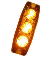 FLASH ULTRA SOTTILE - 3 LED - ARANCIO