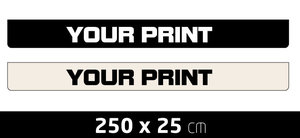 PARAFANGO GRANDE - CORTO - STAMPA PROPRIA - 250 X 25 CM