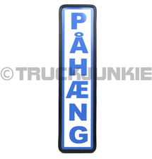 Pahaeng Plate Blue - 40x10cm