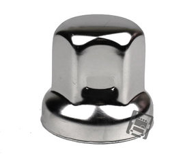 STAINLESS STEEL WHEEL NUT COVER 33MM 