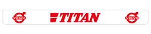 TITAN 250X25 SPATLAP - ACHTERBUMPER - ROOD!