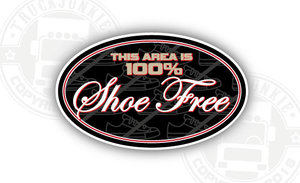 100% Shoe Free - Adesivo a stampa completa